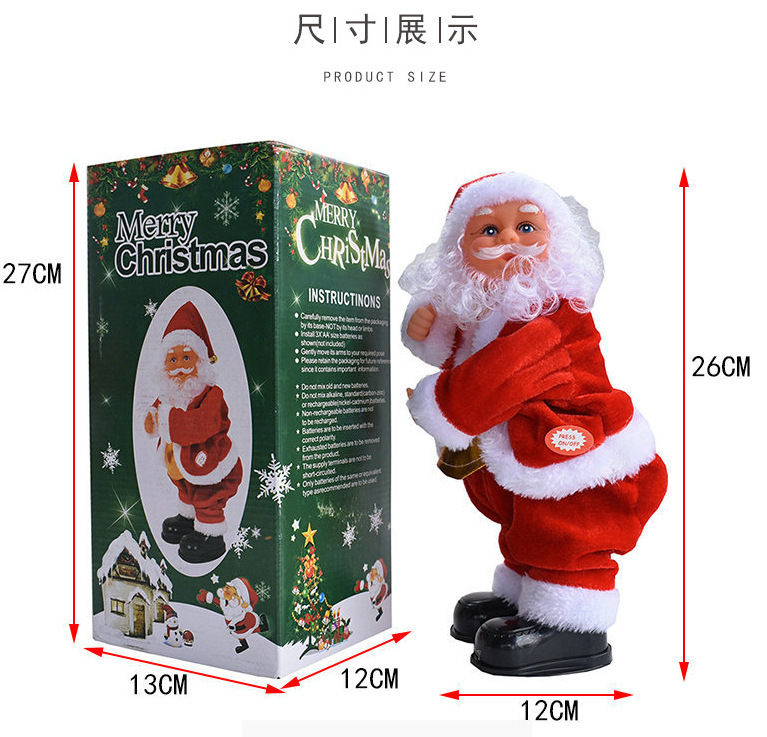 Thumbnail: Electric Climbing Santa - Christmas Ornament, New Year Home Decor & Gift