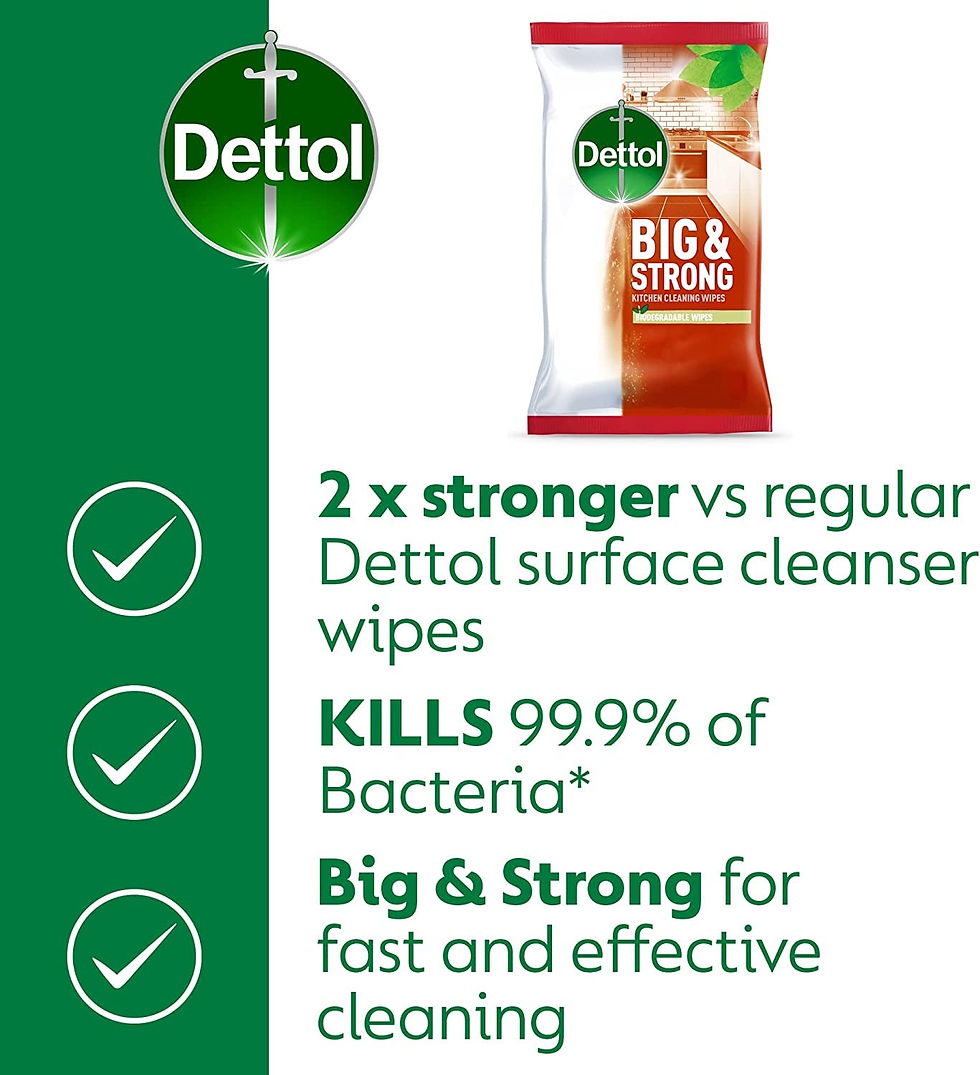 Thumbnail: Kitchen Cleaning Wipes Bulk Big and Strong, 6 x 25 Wipes, 150 Wipes Total