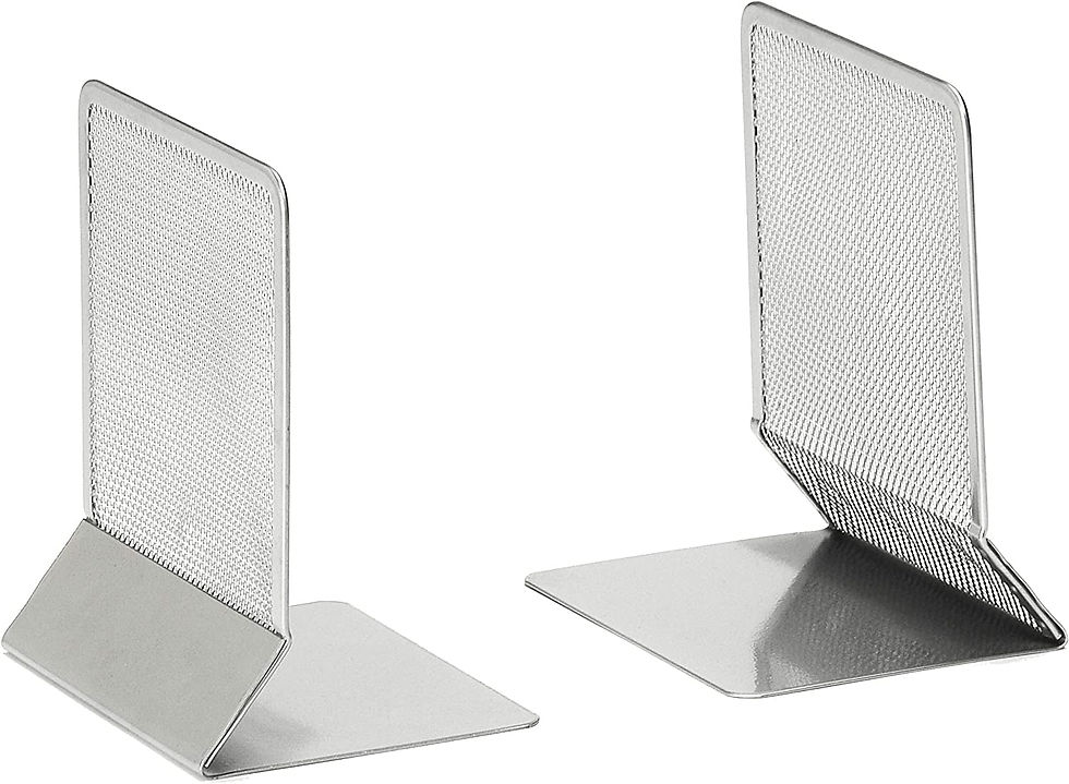 Thumbnail: Mesh Bookends - Black (Pack of 2)