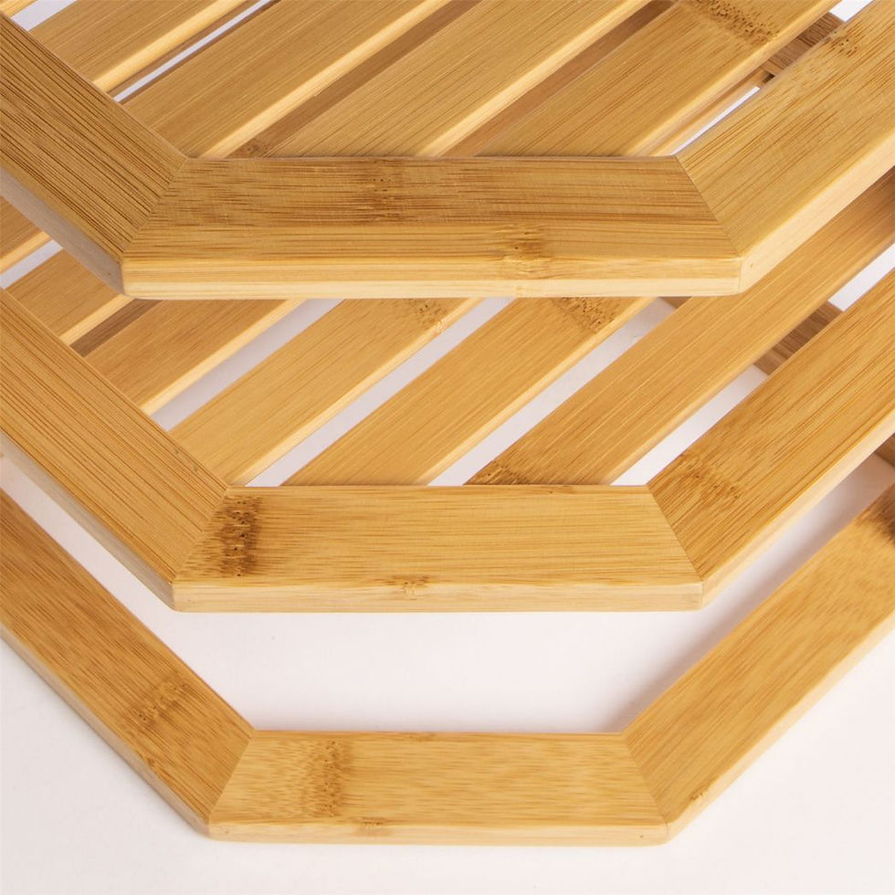 Thumbnail: Bamboo 3 Tier Corner Shelf