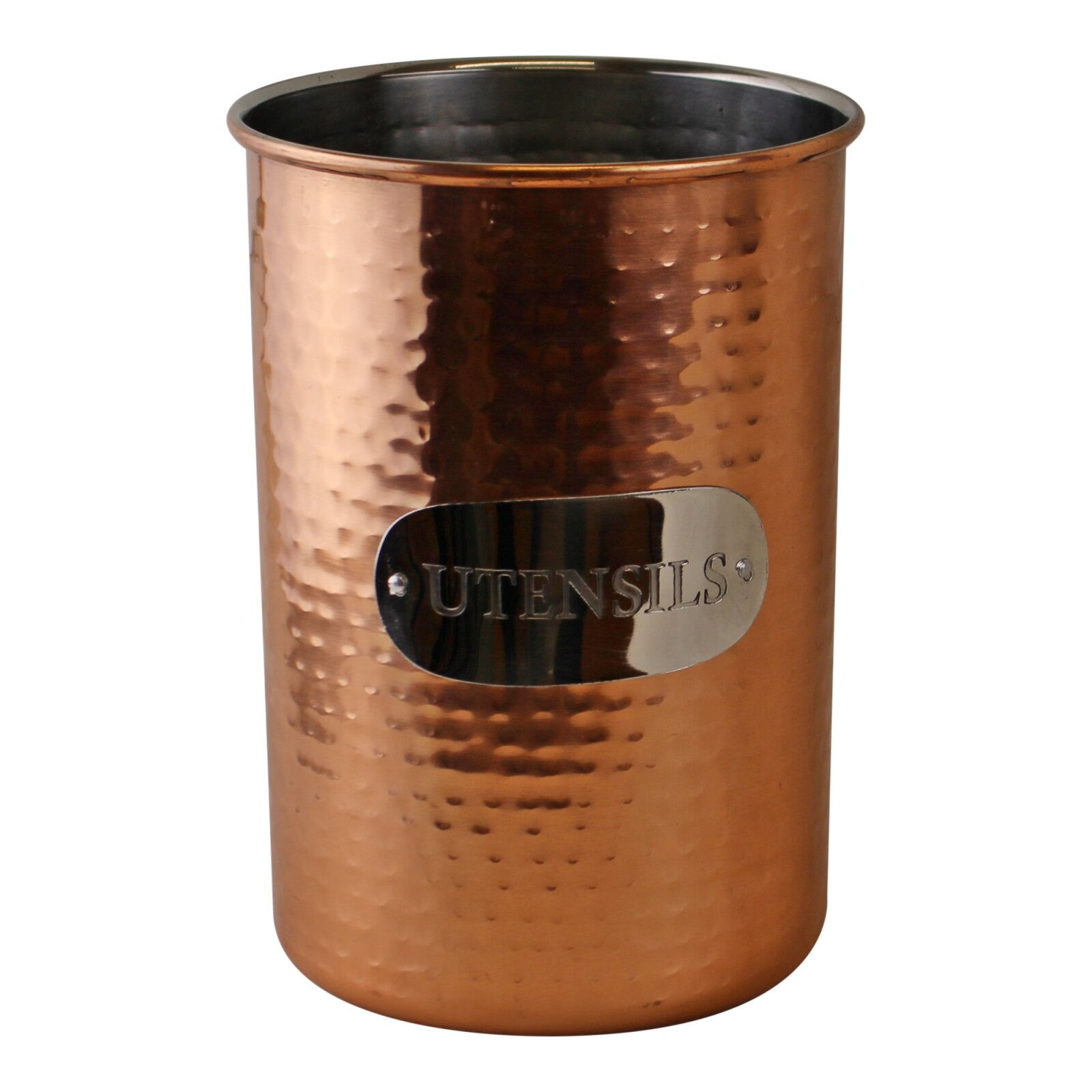 Hammered Copper Utensil Holder Shipping furniture UK