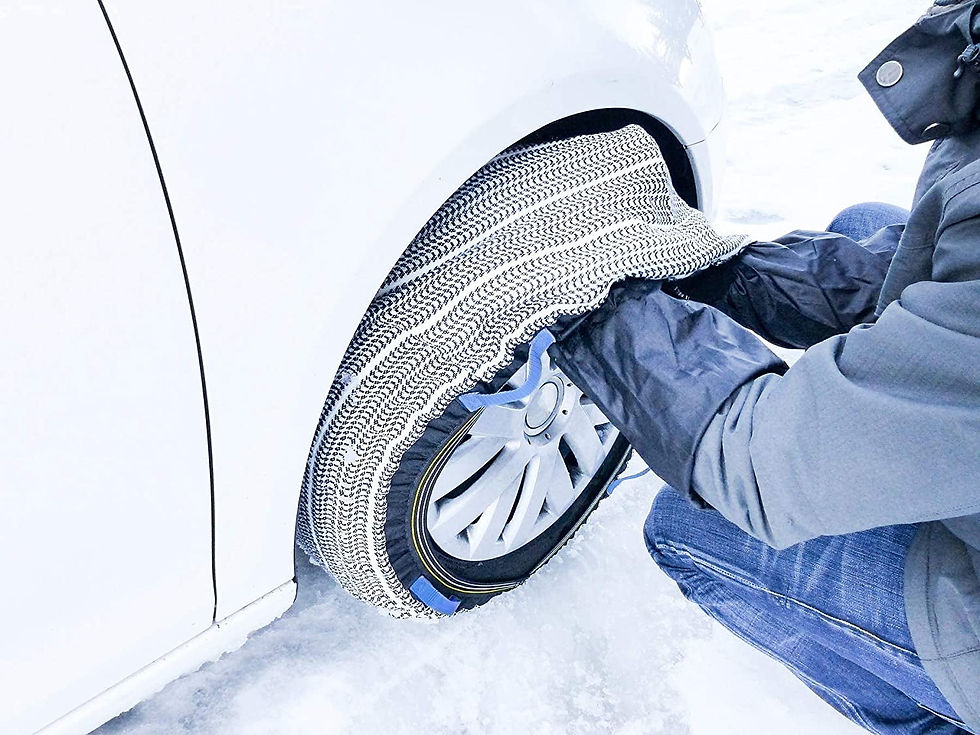 Thumbnail: MICHELIN SOS GRIP 0 Fabric Snow Socks for Tyres
