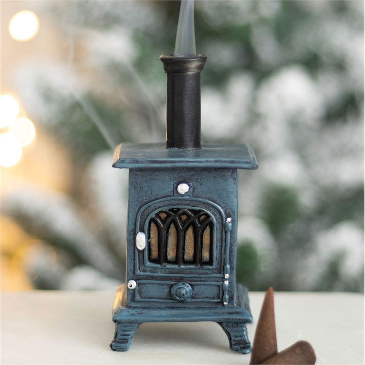 Thumbnail: Stove Shaped Incense Cone Burner