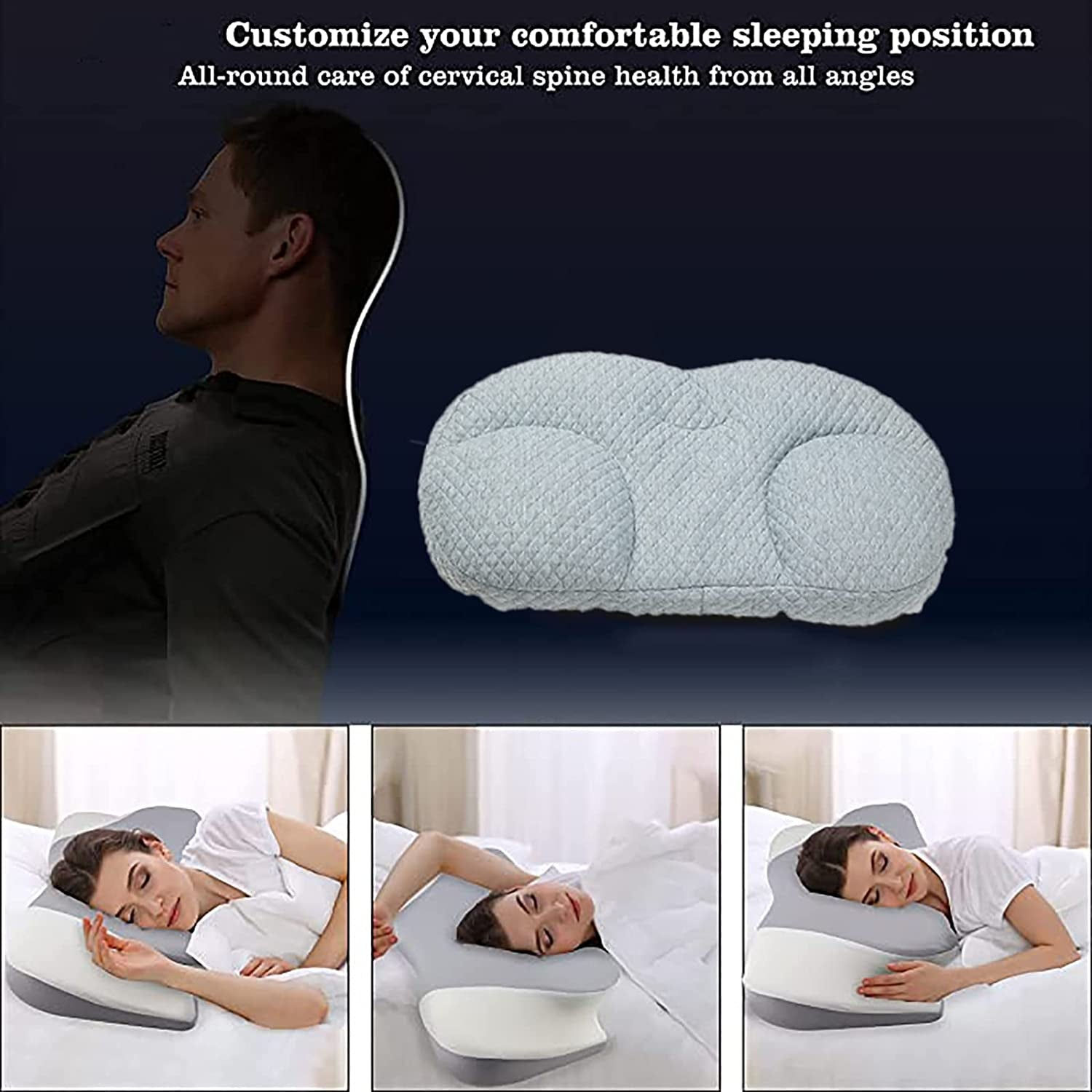 Ultimate Comfort Memory Foam Neck Pillow for Superior Deep Sleep