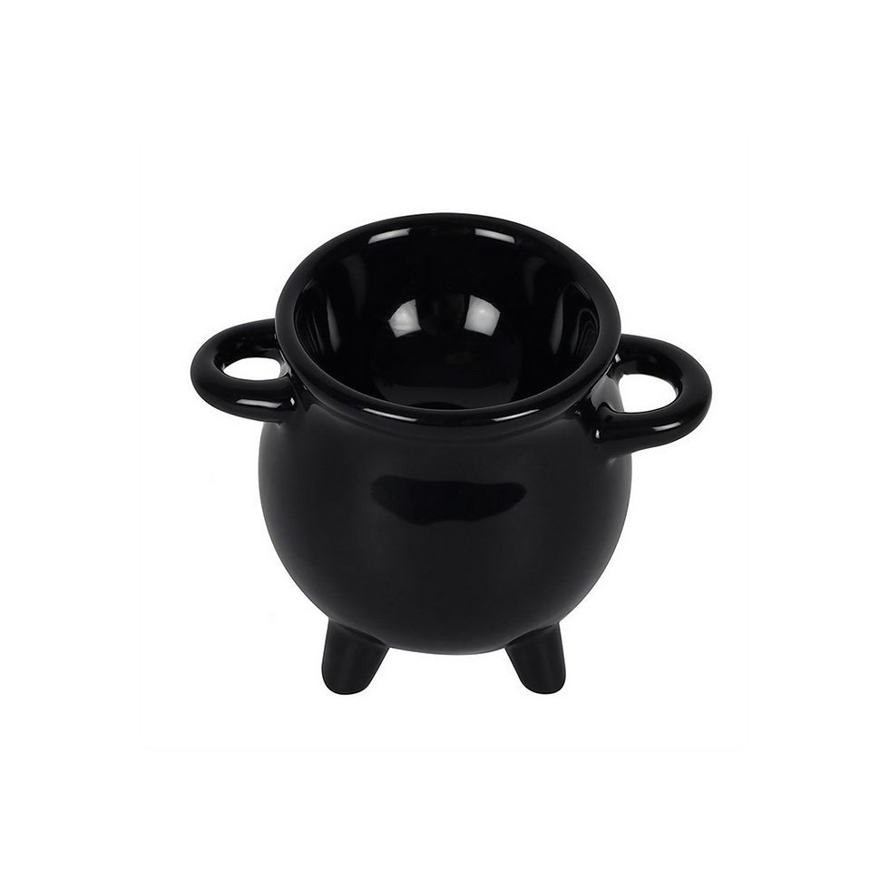Thumbnail: Cauldron Egg Cup with Broom Spoon