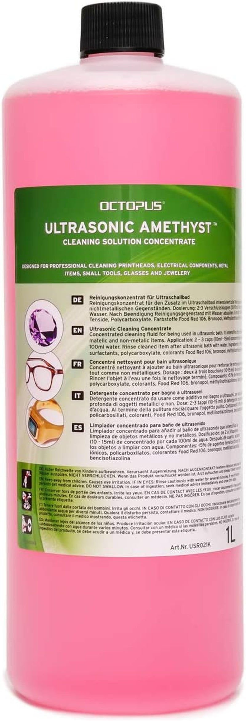 Thumbnail: Special Ultrasonic Cleaner, concentrate for use in ultrasonic cleaner, spectacle