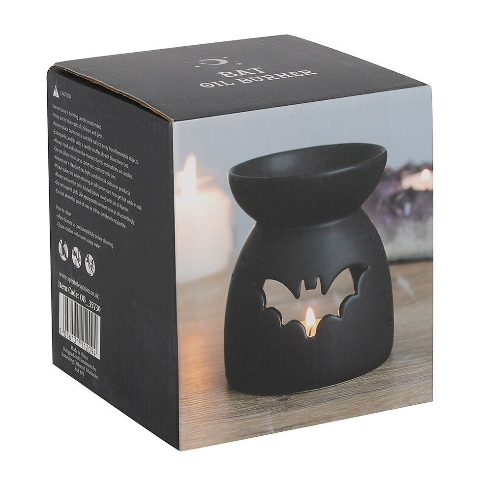 Thumbnail: Black Bat Cut Out Oil Burner