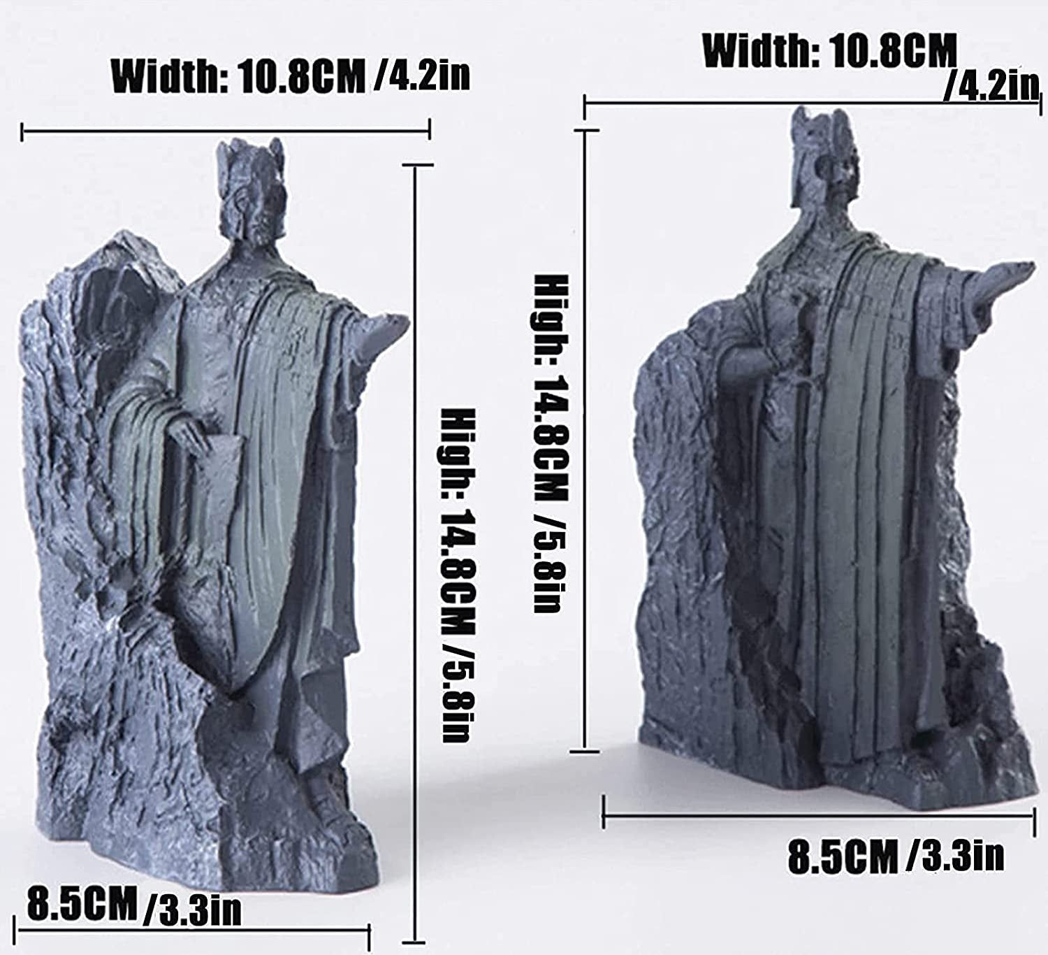 Bookends Book End Lord of Rings Hobbit, Decoration Resin Book Shelf