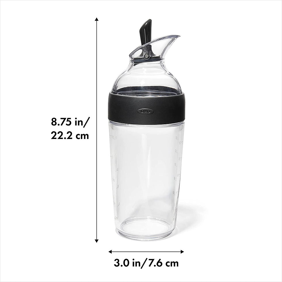 Thumbnail: Good Grips Salad Dressing Shaker - Black - 350 ml