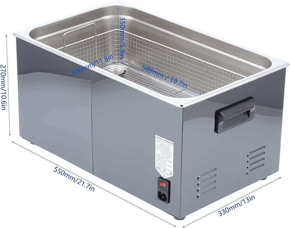 Thumbnail: 22L Ultrasonic Cleaner Stainless Steel Ultrasound Cleaning Machine YM‑822A Dig