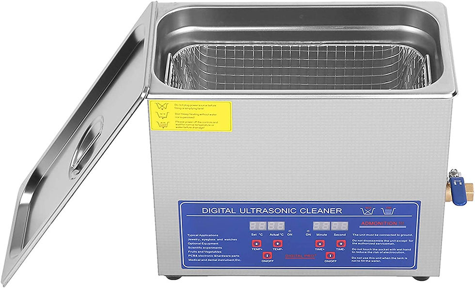 Thumbnail: Ultrasonic Cleaner 6L Ultrasonic Sonic Cleaner Stainless Steel Cleaning Device w