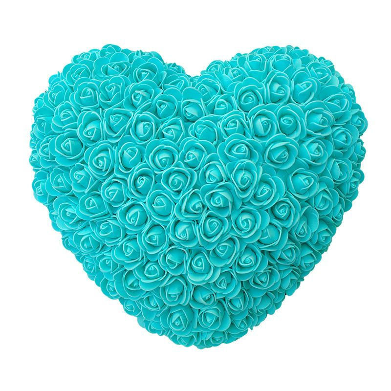 Thumbnail: 18cm Rose Flower Heart Gift - Red PE Flowers for Valentine's, Wedding, Birthdays