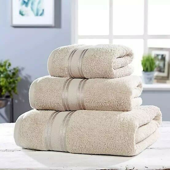 Thumbnail: Luxury Cotton Towels, 550 GSM Hand Towel Bath Towel Bath Sheets