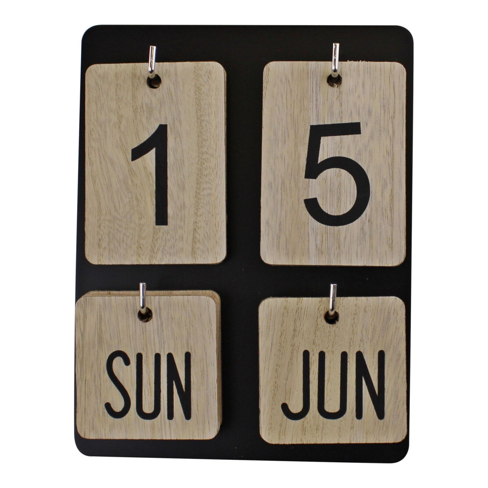 Wooden Freestanding Photo Frame Style Perpetual Calendar Shipping furniture UK