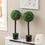 Thumbnail: Set of 2 Potted Artificial Plants Boxwood Ball Trees Outdoor, 60cm