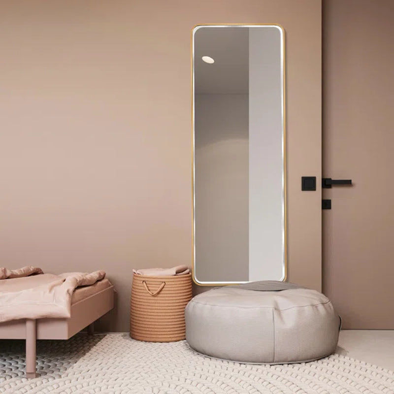 Thumbnail: Kallas Rectangle Metal Wall Mirror