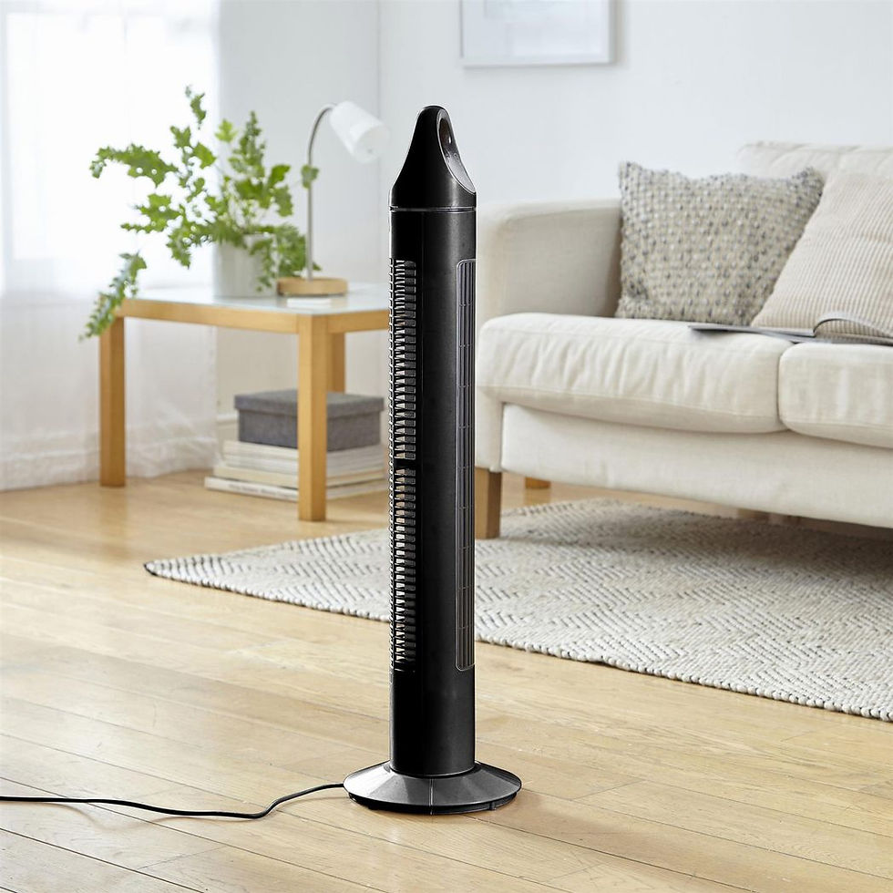 Thumbnail: Neo 33" Aroma Free Standing 3 Speed Fan - Black