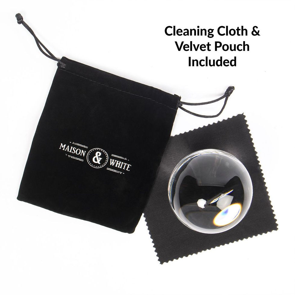 Thumbnail: K9 Clear Crystal Ball For Photography 80mm