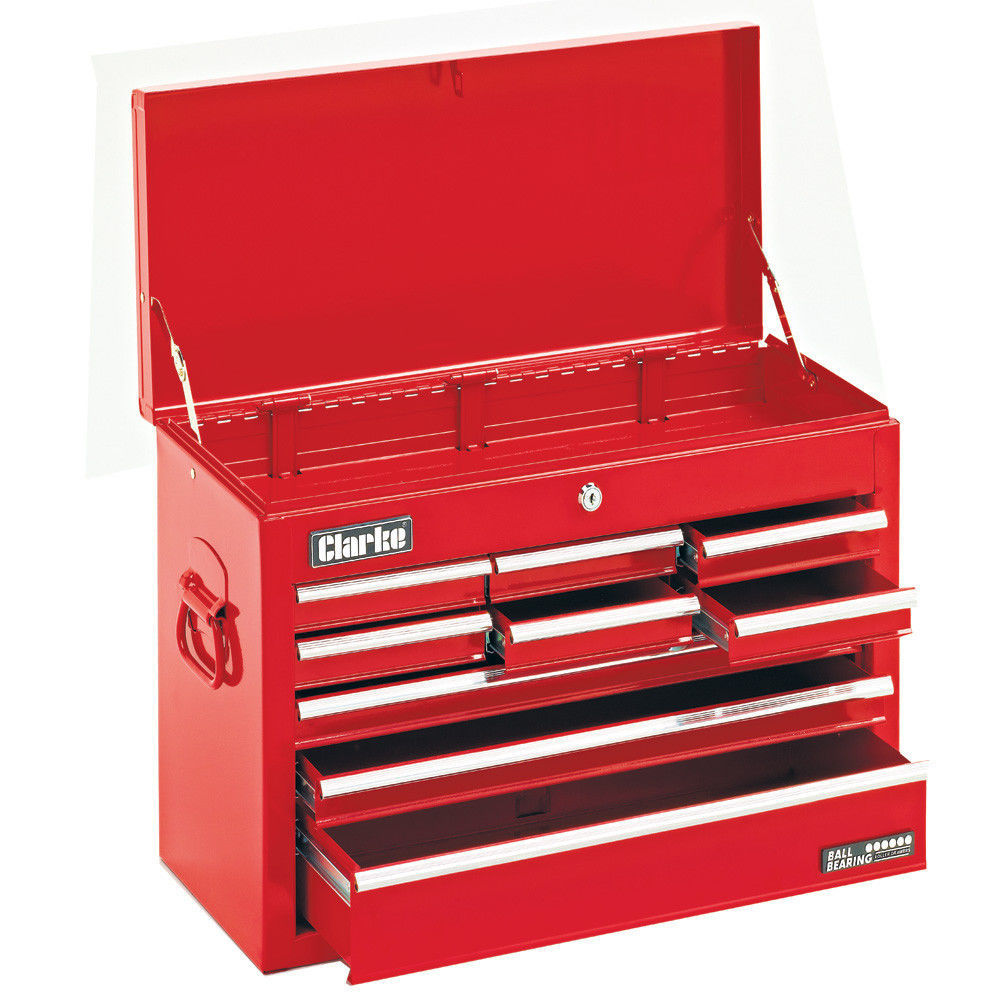 Clarke CTC900B Mechanics Steel 9 Drawer Tool Chest | DIY Bargains