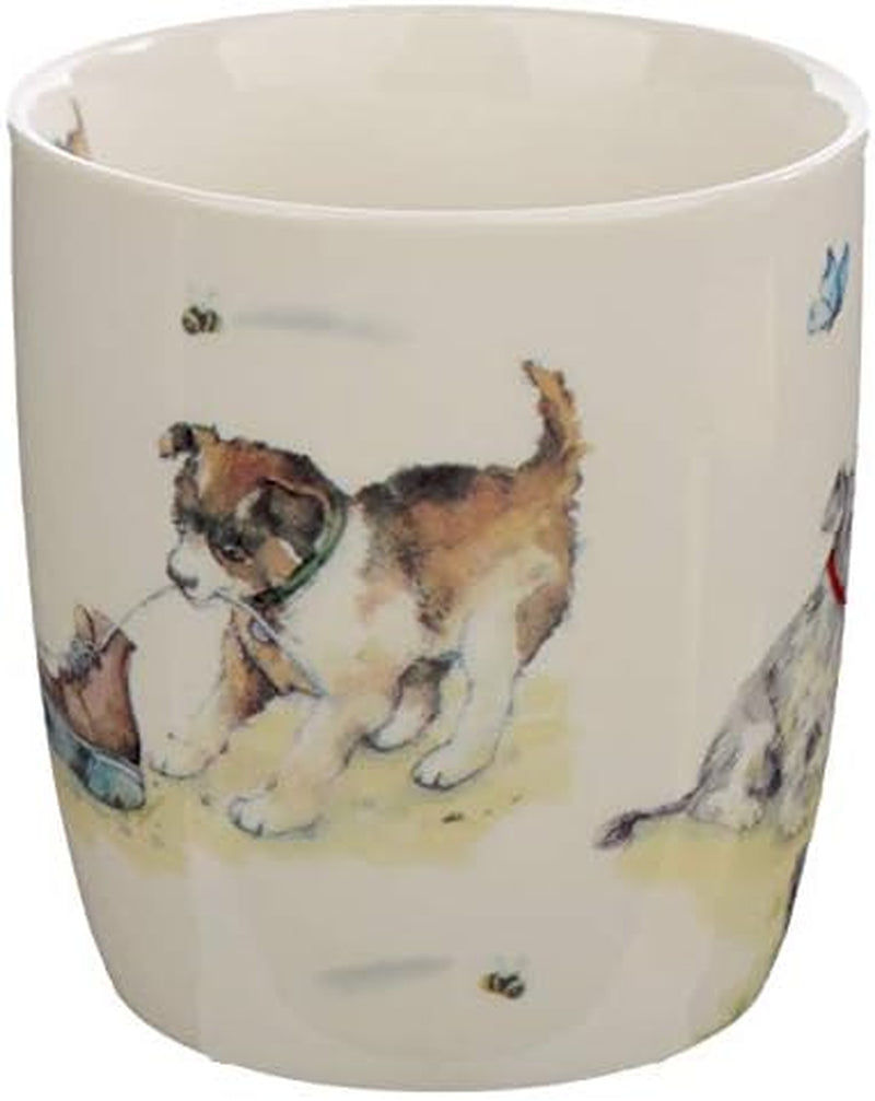 Thumbnail: Jan Pashley Dogs Porcelain Mug & Cork Coaster Set, Food Dishwasher & Microwave S
