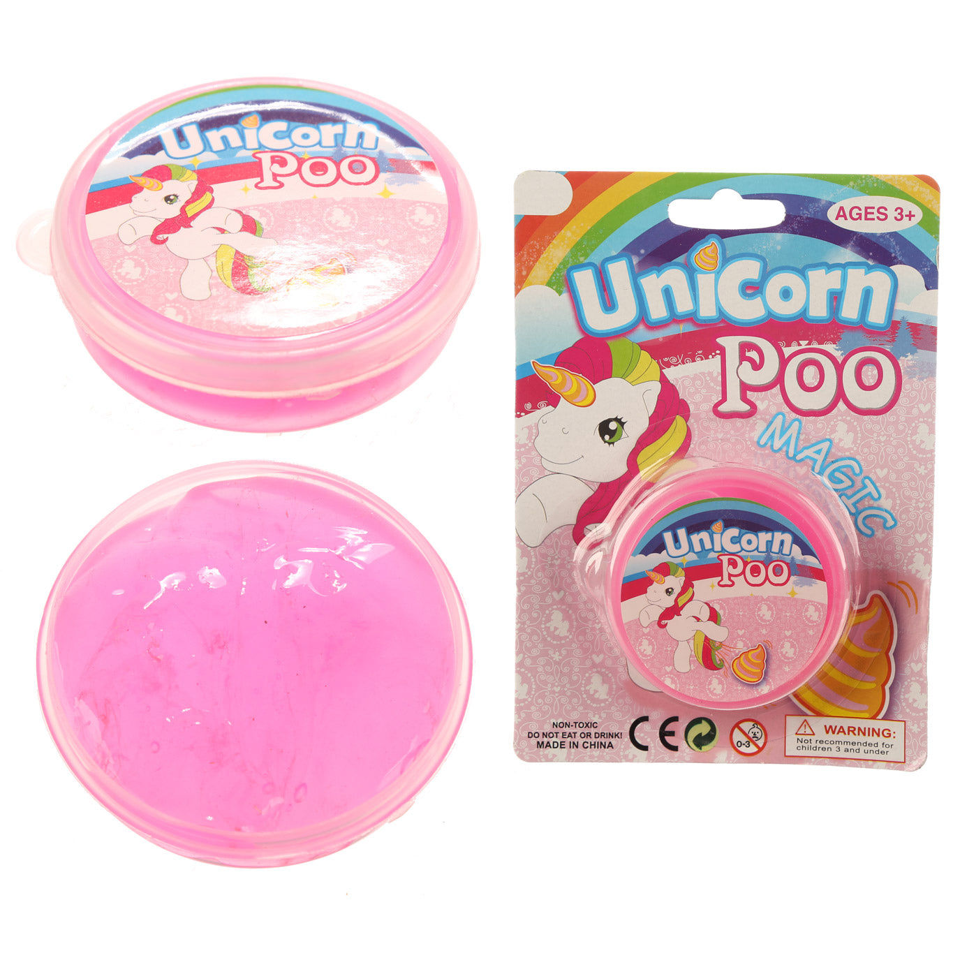 Fun Kids Unicorn Poo Slime Novelty Gift