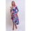 Thumbnail: Wrap Front Printed Midi Dress