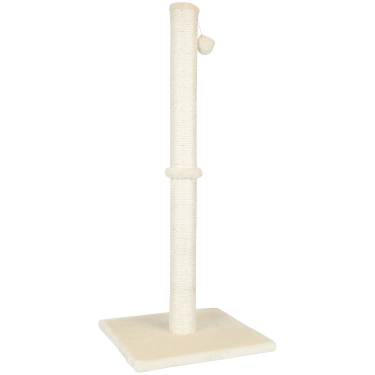 80cm Cat Scratch Post - Beige | Home Essentials UK