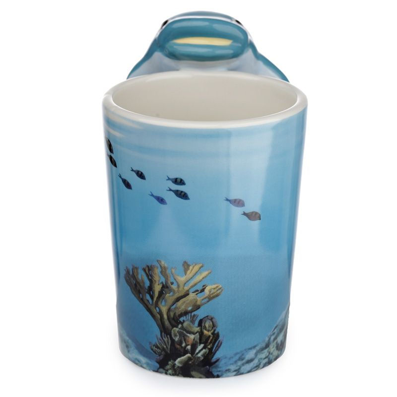 Thumbnail: Fun Collectable Whale Shark Shaped Handle Ceramic Mug Novelty Gift