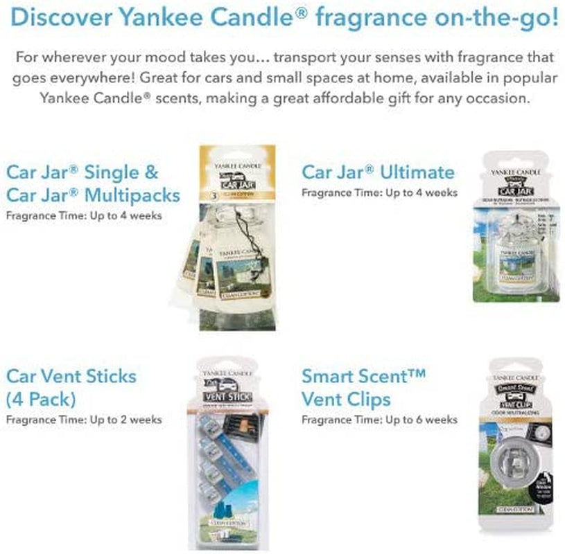 Thumbnail: Car Jar Scented Air Freshener, Clean Cotton, Three Count