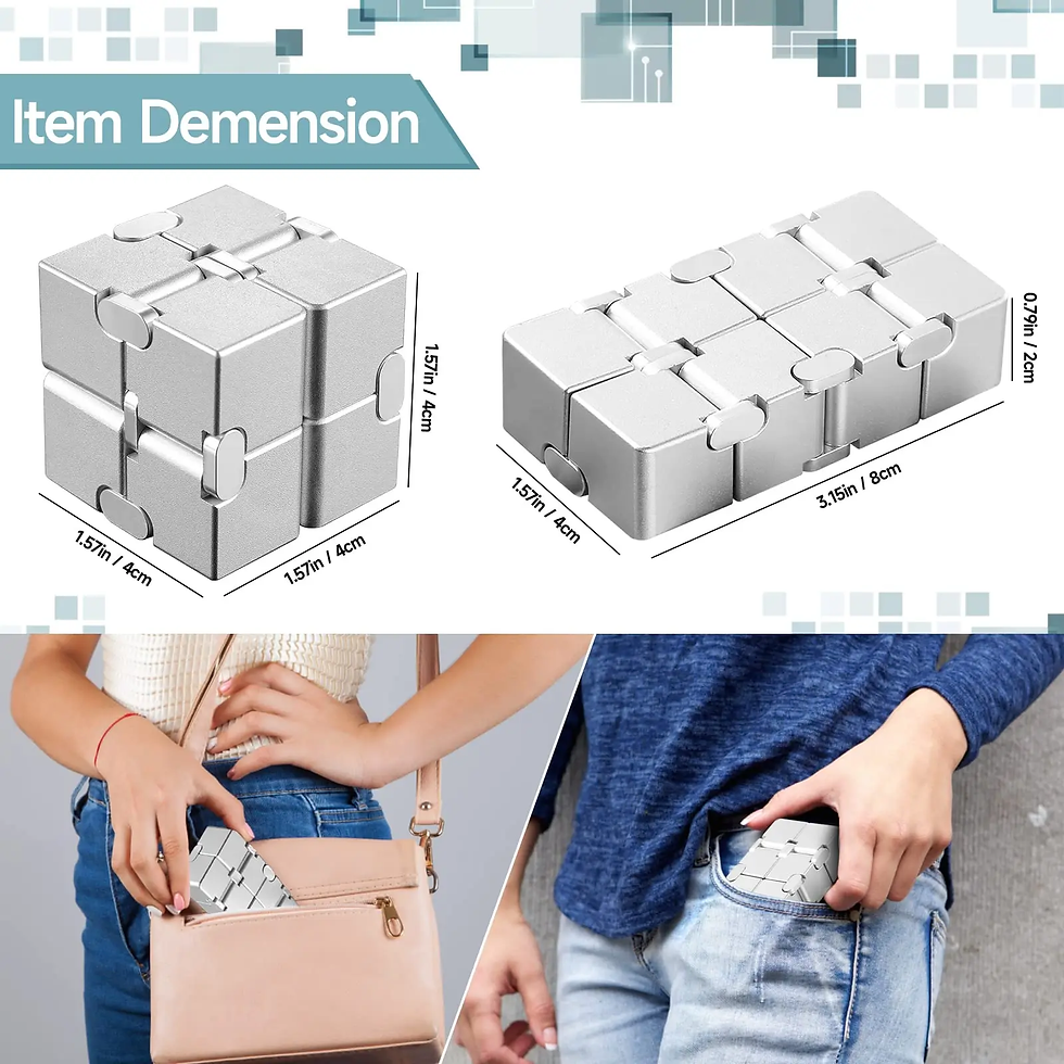 Thumbnail: Magic Cube Stress Relief Toy for Children and Adults Birthday Novelty Gift