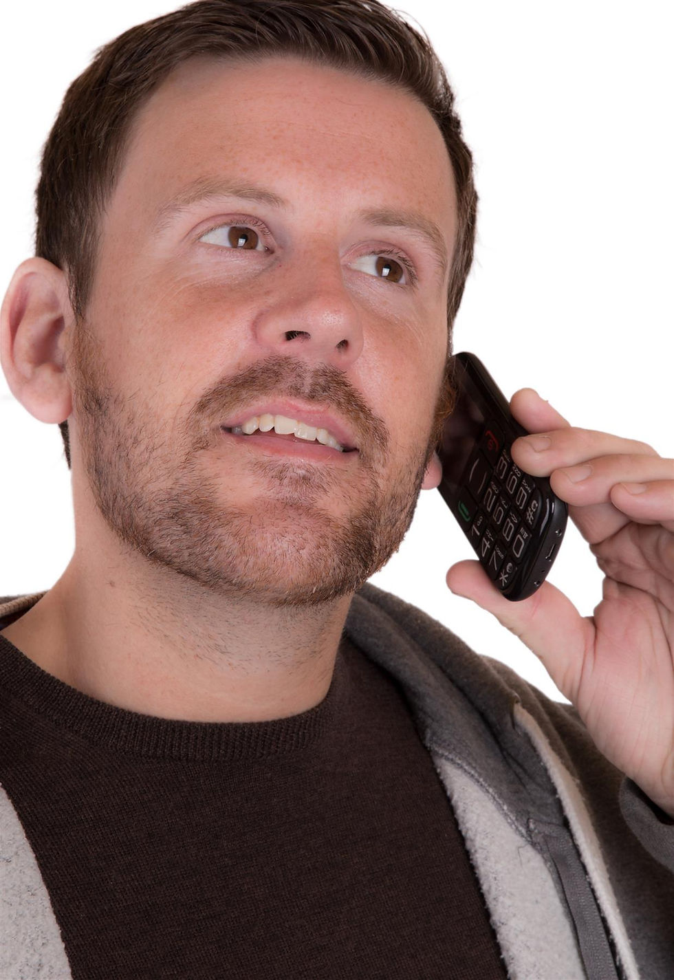 Thumbnail: TTfone TT200 Mercury 2 Big Button Basic Senior Mobile Phone Simple  CB4 Nylon Ca