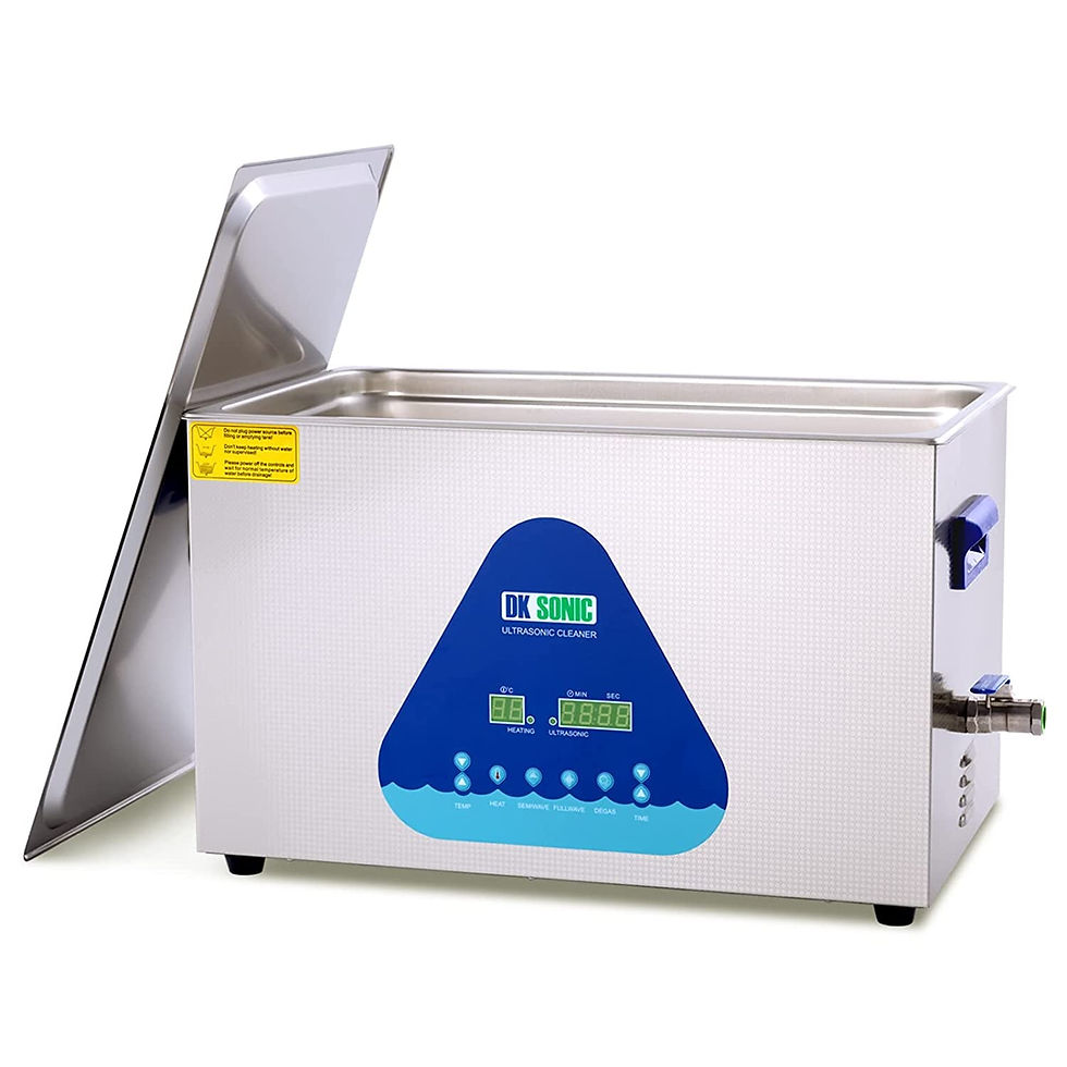 Thumbnail: Professional Ultrasonic Cleaner with Heater Basket Digital Timer for Jewelry,Rin