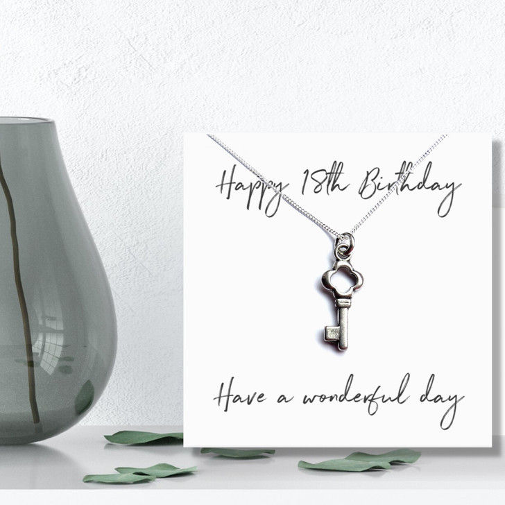 Thumbnail: Happy 18th Birthday Necklace & Message Card