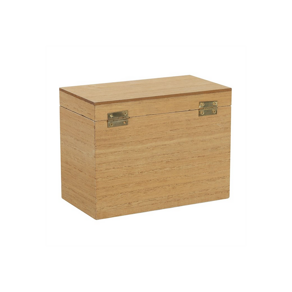 Thumbnail: Kitchen Witch Wooden Recipe Box