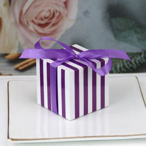Thumbnail: 10PCS Craft Paper Favor Candy Boxes Bag Wedding Gift Kids Birthday Treat Box