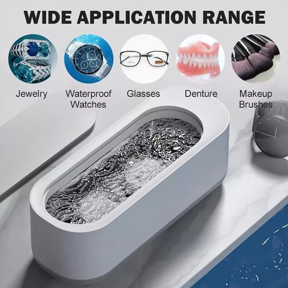 Thumbnail: Ultrasound Cleaning Machine, Jewelry Cleaner Ultrasonic Machine, Portable Small