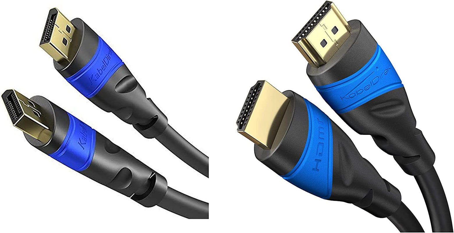 – DisplayPort (DP to DP) cable version 1.2 – 3m – (17,28 Gbit/s suitable f