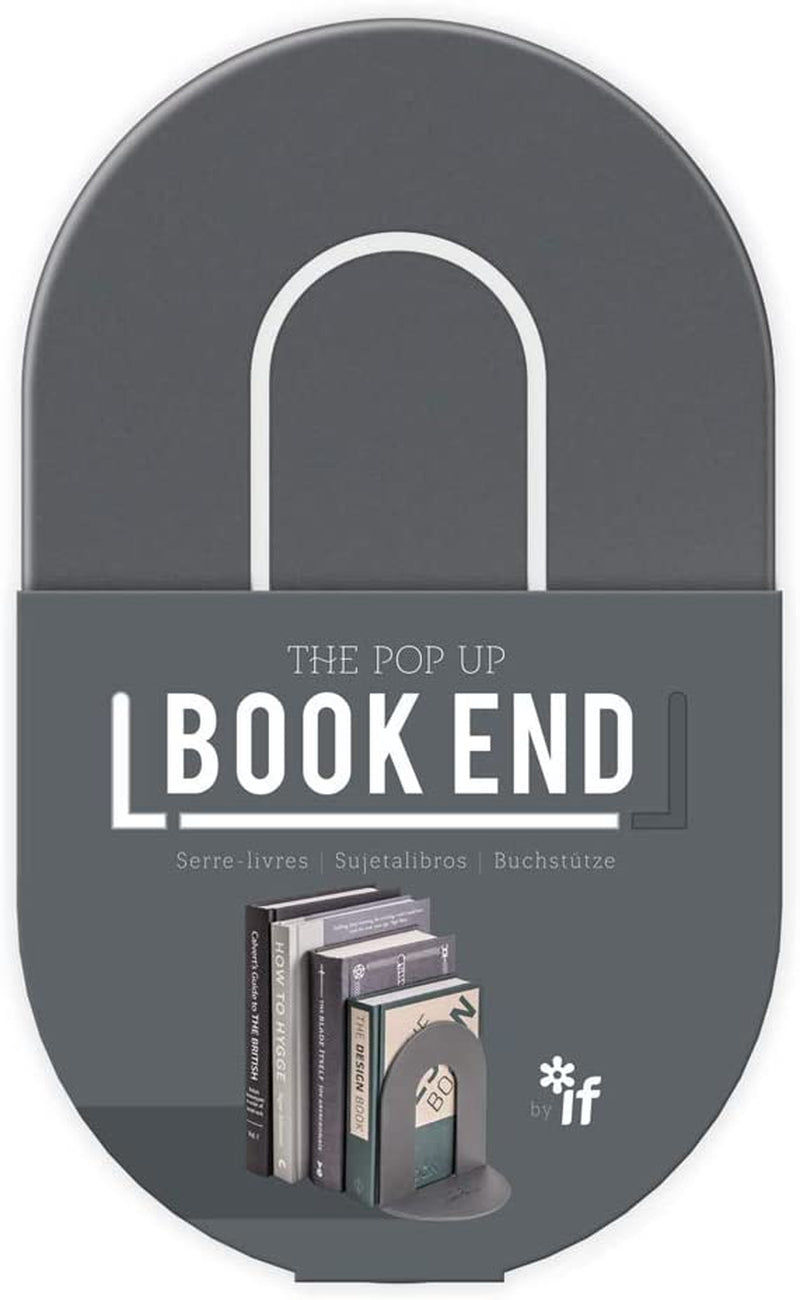 Thumbnail: The Pop-Up Book End, Single Bookend, Contemporary Colours - White