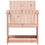 Thumbnail: Garden Chair Wax Brown 62x56x77 cm Solid Wood Pine