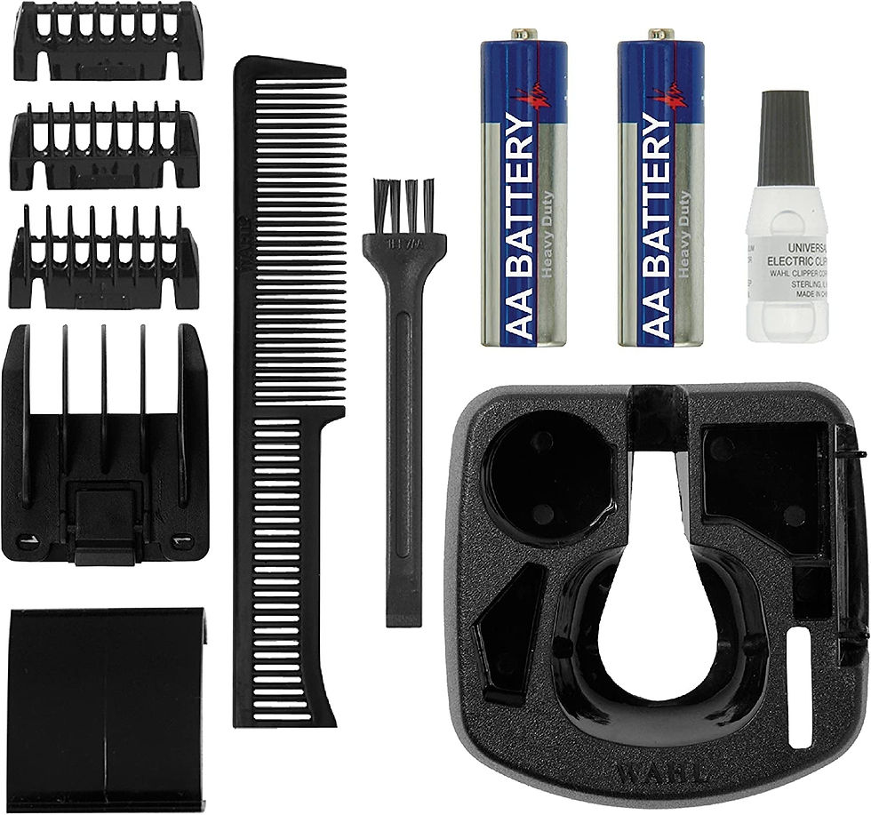 Thumbnail: Clipper Kit Cord/Cordless Black and + Trimmer Kit Groomsman Battery