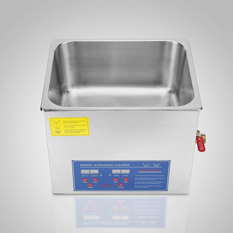 Thumbnail: Professional 304 Stainless Steel Ultrasonic Cleaner 30L with Digital Timer And H