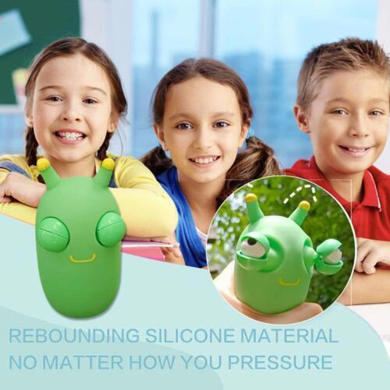 Thumbnail: Green Bug Squishy Squeeze Toys Popping Out Eyes Squeeze Toy Hand Novelty Gifts