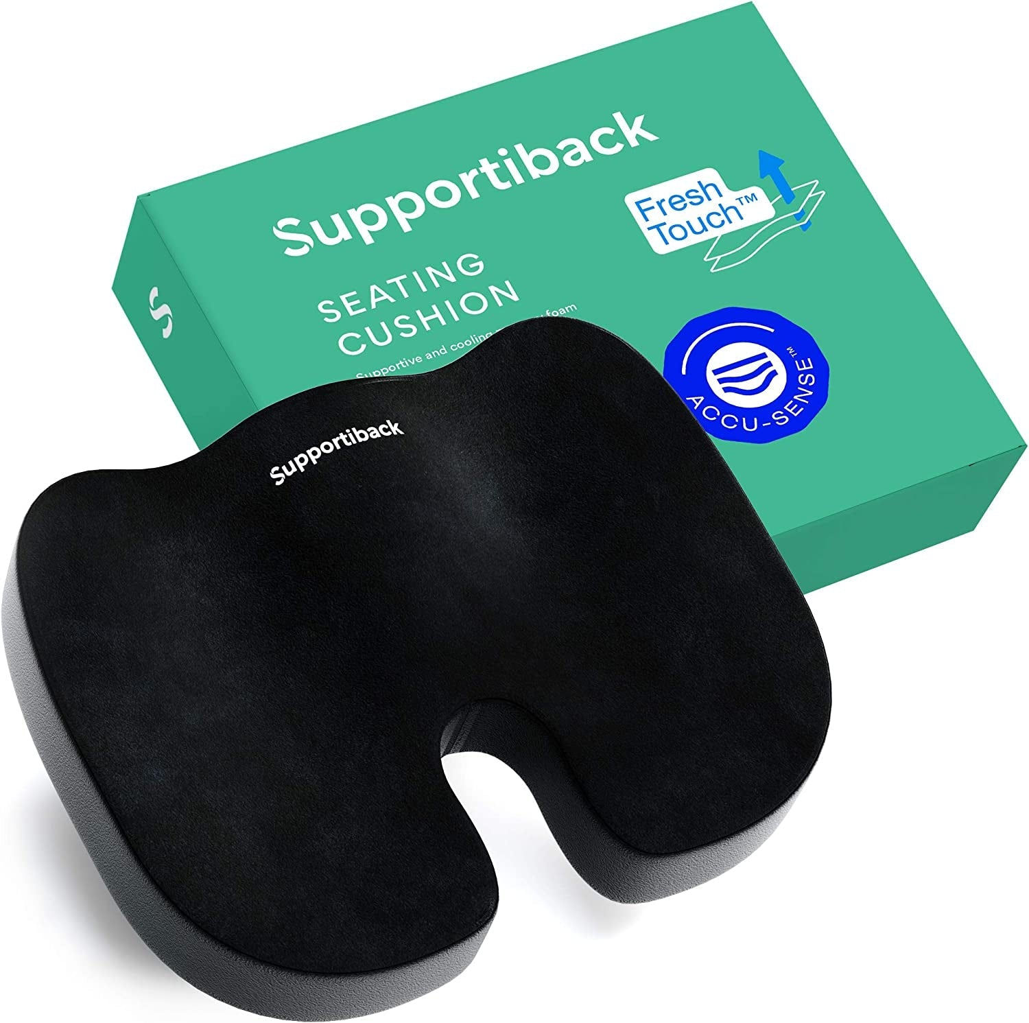 Seat Cushion - Long Lasting Comfort Premium Memory Foam Chair Cushions