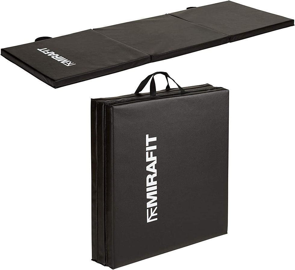 Thumbnail: 6ft Folding Exercise Mat - 4cm - Choice of Colour