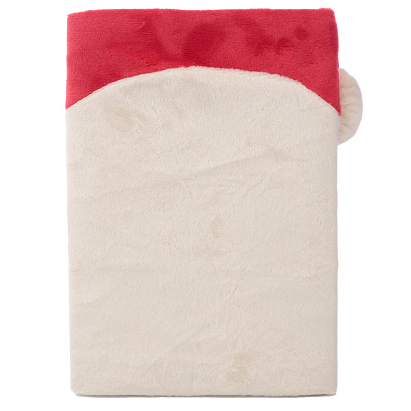 Thumbnail: Fluffy Plush Notebook - Christmas Santa Novelty Gift