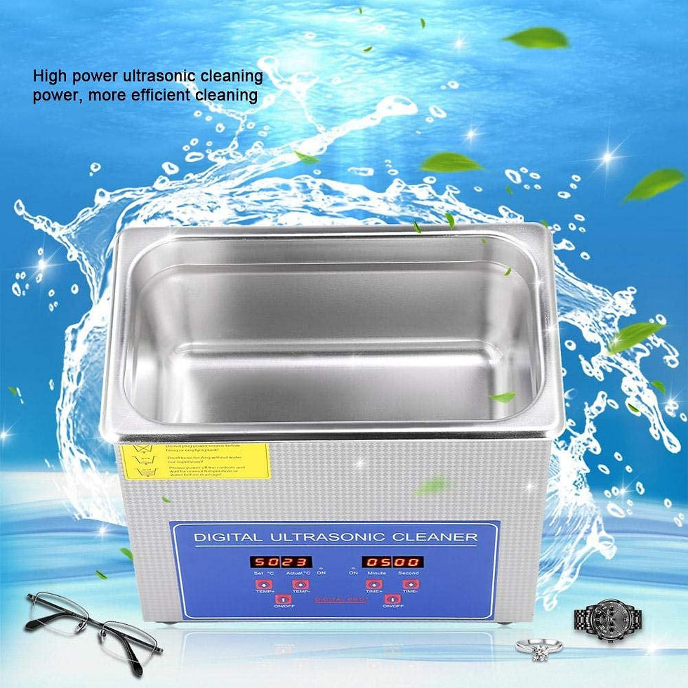 Thumbnail: May Gifts Ultrasonic Cleaner, 1.3L Multi-Function Ultrasonic Cleaning Machine, D