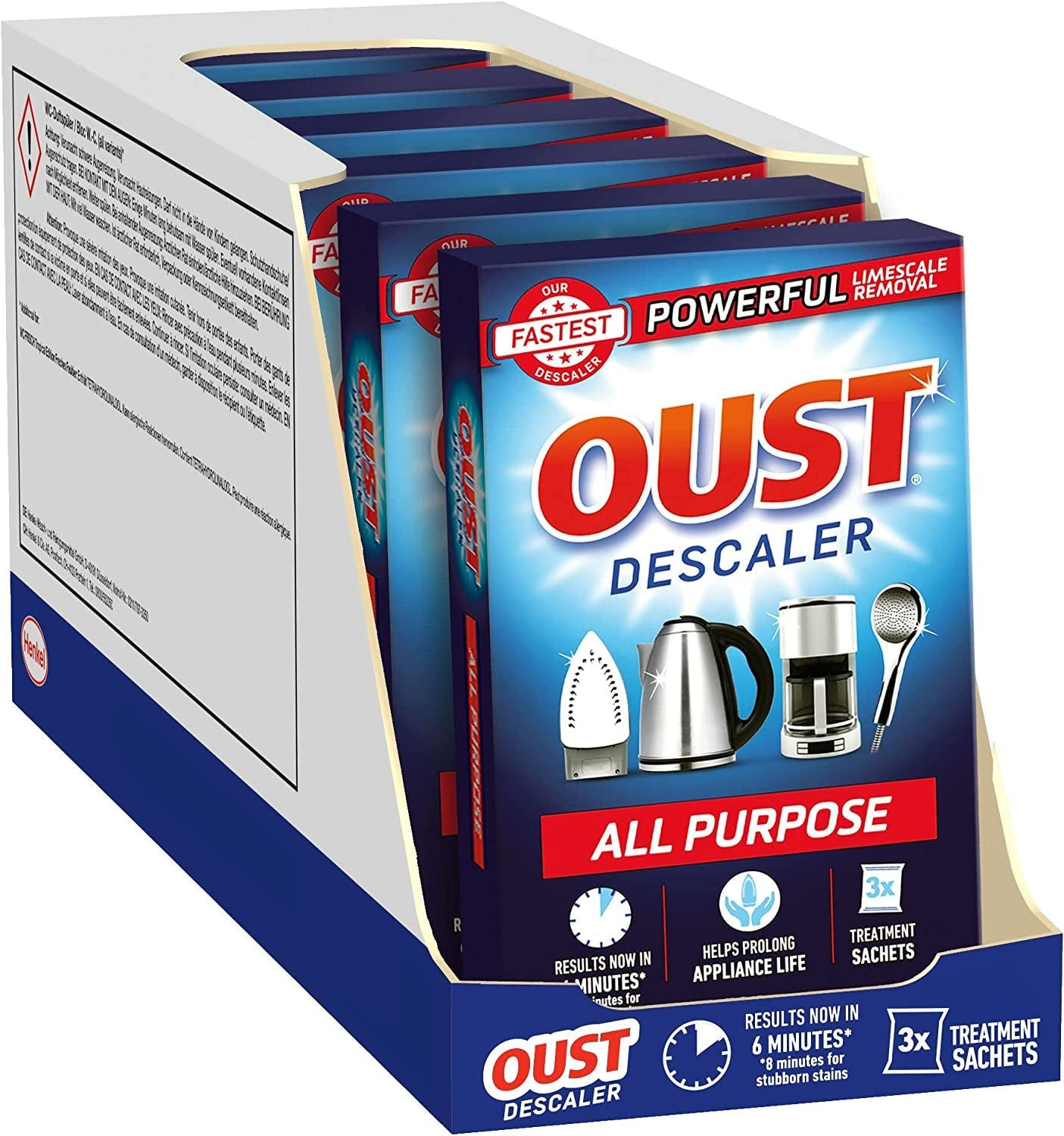 Powerful All Purpose Descaler, Limescale Remover – Ideal for Kettles, Coffee M