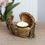 Thumbnail: Antique Gold Angel Wing Tealight Candle Holder