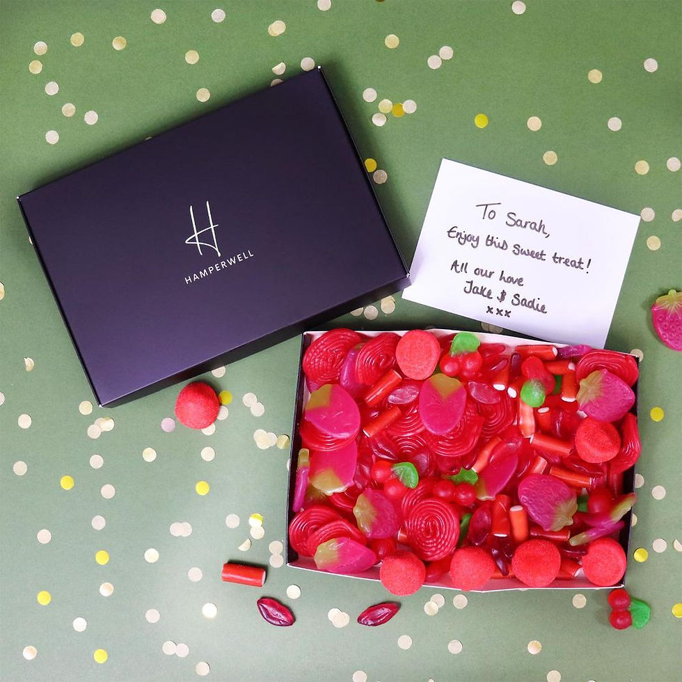 Thumbnail: Red Sweets Letterbox Gift Hamper