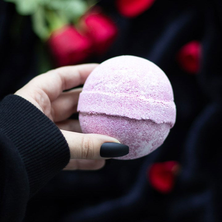 Thumbnail: Blood Bath Wild Rose Bath Bomb